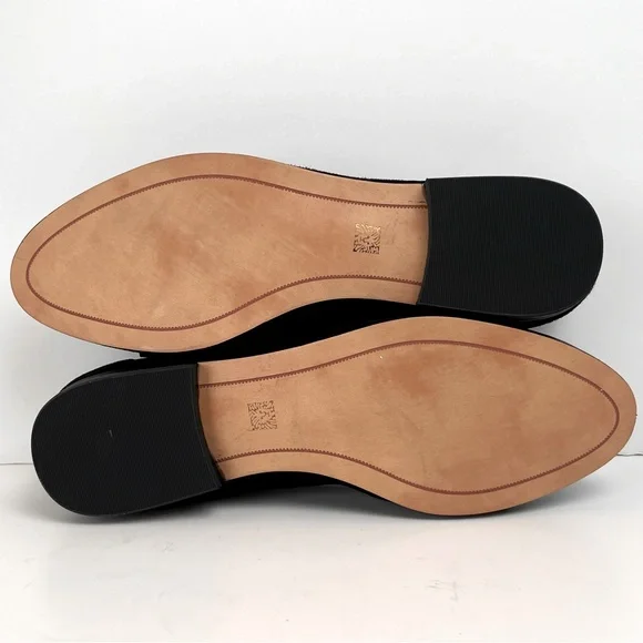 Anne Klein Shoe Size 9 Flat Loafer Black Suede Leather I-Flex AK7DYAMOND EUC - Picture 10 of 12